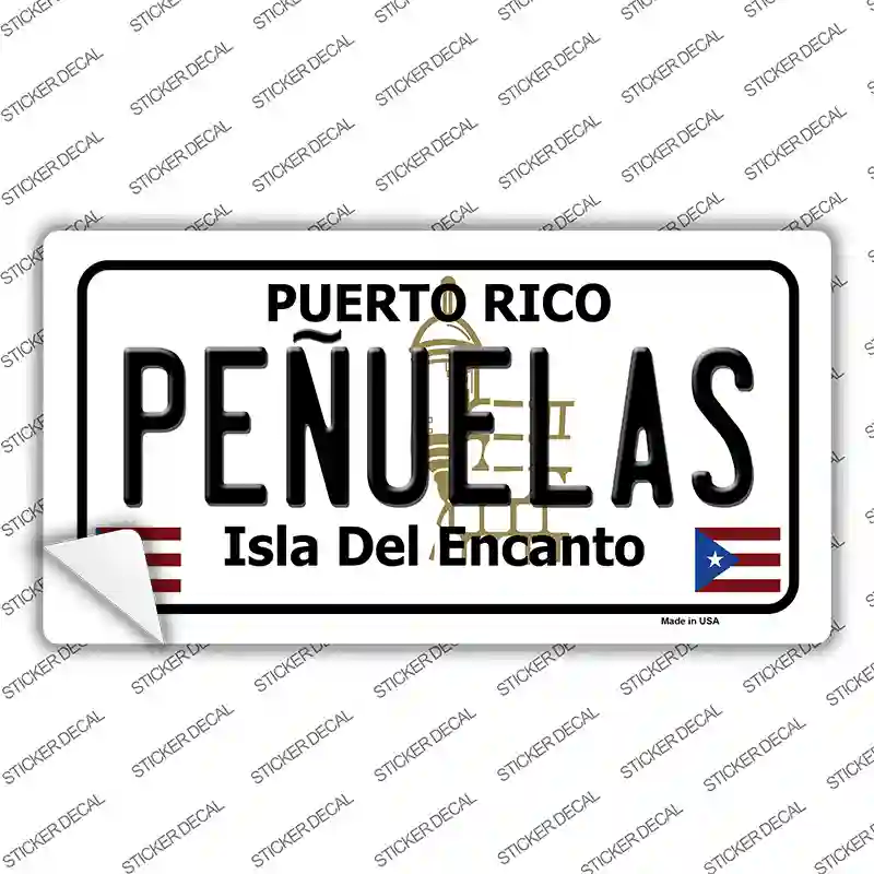 Penuelas Puerto Rico Novelty Sticker Decal