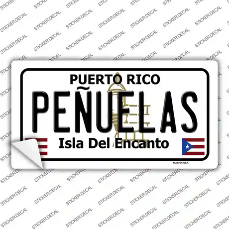Penuelas Puerto Rico Novelty Sticker Decal