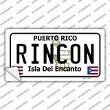 Rincon Puerto Rico Novelty Sticker Decal