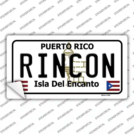 Rincon Puerto Rico Novelty Sticker Decal
