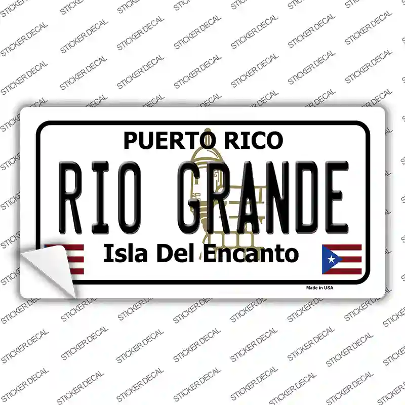Rio Grande Puerto Rico Novelty Sticker Decal