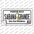 Sabana Grande Puerto Rico Novelty Sticker Decal