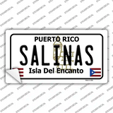 Salinas Puerto Rico Novelty Sticker Decal