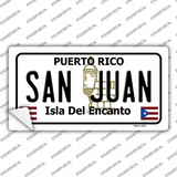 San Juan Puerto Rico Novelty Sticker Decal