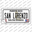 San Lorenzo Puerto Rico Novelty Sticker Decal