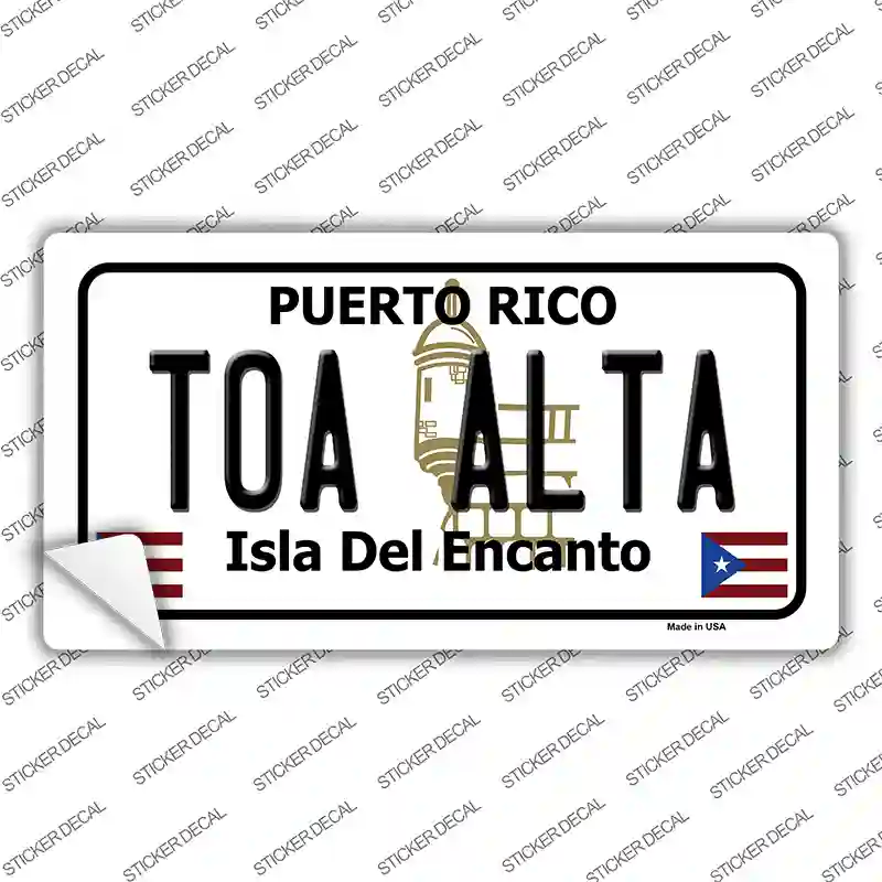 Toa Alta Puerto Rico Novelty Sticker Decal
