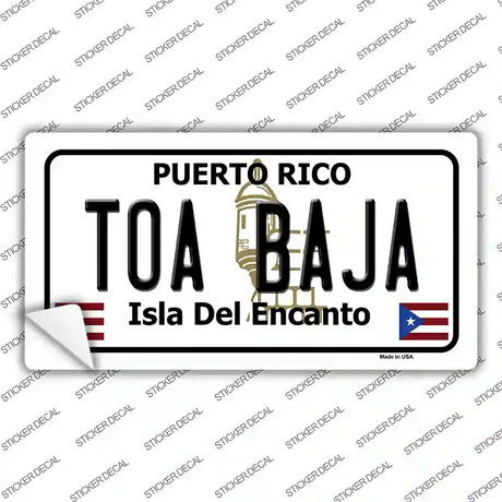 Toa Baja Puerto Rico Novelty Sticker Decal