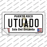 Utuado Puerto Rico Novelty Sticker Decal