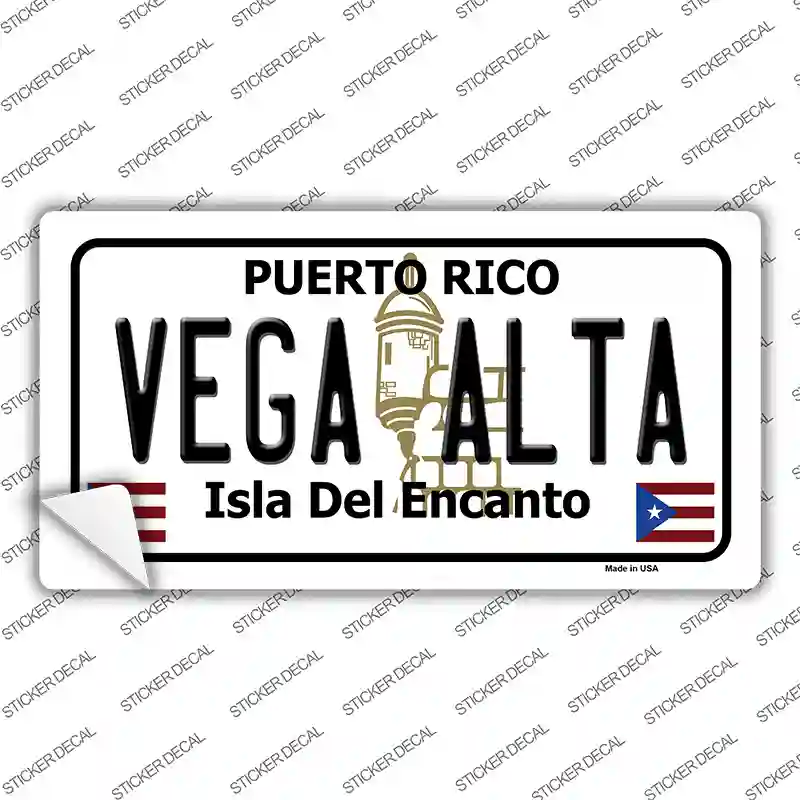 Vega Alta Puerto Rico Novelty Sticker Decal
