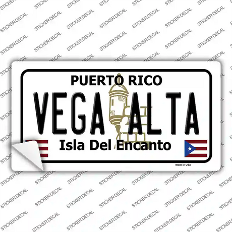 Vega Alta Puerto Rico Novelty Sticker Decal