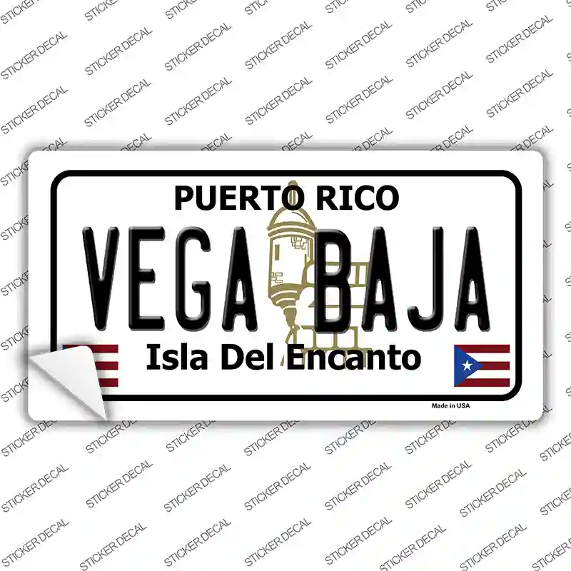 Vega Baja Puerto Rico Novelty Sticker Decal