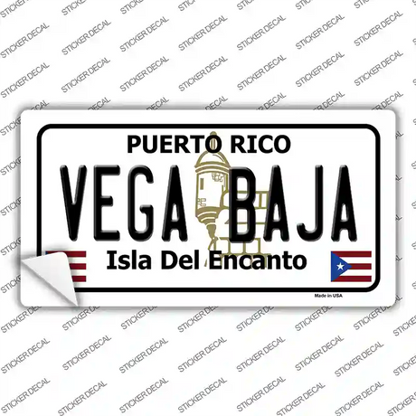 Vega Baja Puerto Rico Novelty Sticker Decal