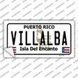 Villalba Puerto Rico Novelty Sticker Decal