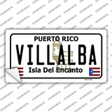 Villalba Puerto Rico Novelty Sticker Decal