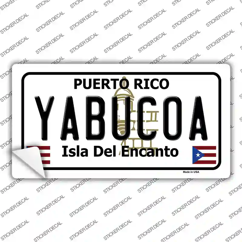 Yabucoa Puerto Rico Novelty Sticker Decal