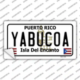Yabucoa Puerto Rico Novelty Sticker Decal