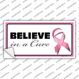 Believe In A Cure Novelty Sticker Decal