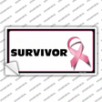 Survivor Ribbon Novelty Sticker Decal