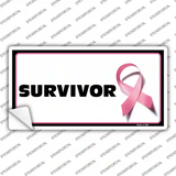 Survivor Ribbon Novelty Sticker Decal
