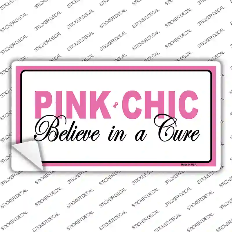 Pink Chic Novelty Sticker Decal