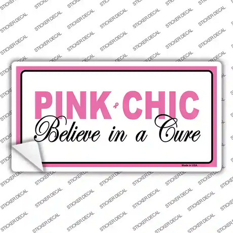 Pink Chic Novelty Sticker Decal