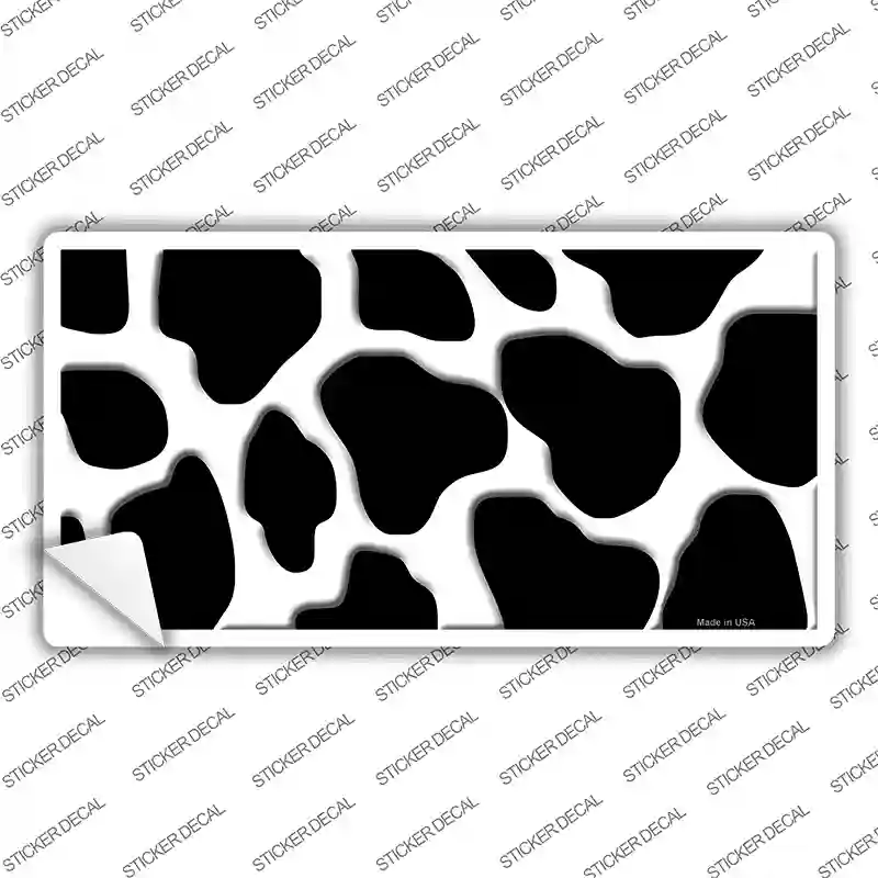 Black White Giraffe Novelty Sticker Decal