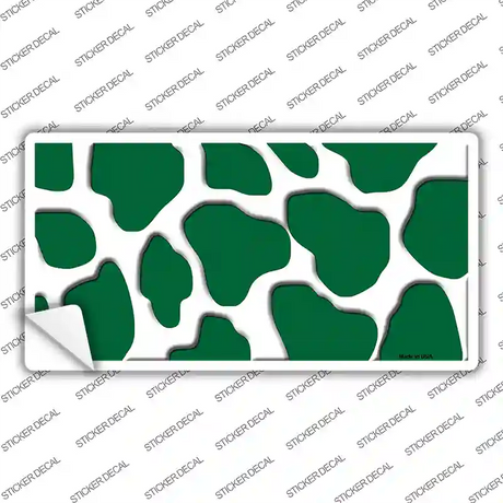 Green White Giraffe Novelty Sticker Decal