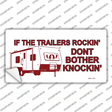 If Trailers Rockin Novelty Sticker Decal