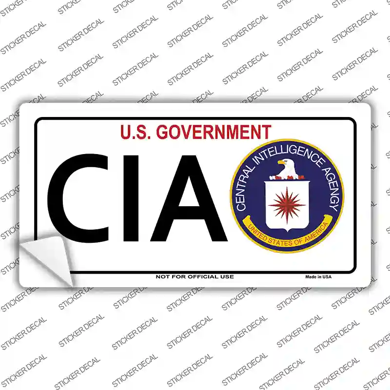 CIA Novelty Sticker Decal