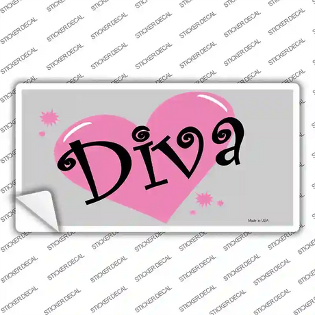 Diva Novelty Sticker Decal