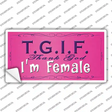 TGIF Novelty Sticker Decal