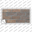 Brick Wall Novelty Sticker Decal