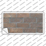 Brick Wall Novelty Sticker Decal