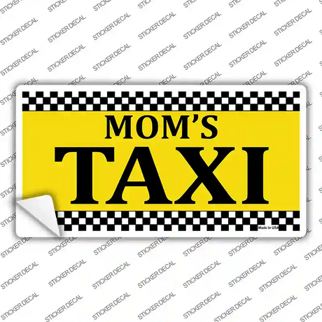 Moms Taxi Novelty Sticker Decal