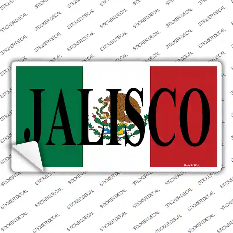 Jalisco Mexico Background Novelty Sticker Decal
