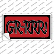 GR-RRR Novelty Sticker Decal