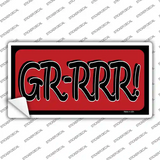 GR-RRR Novelty Sticker Decal