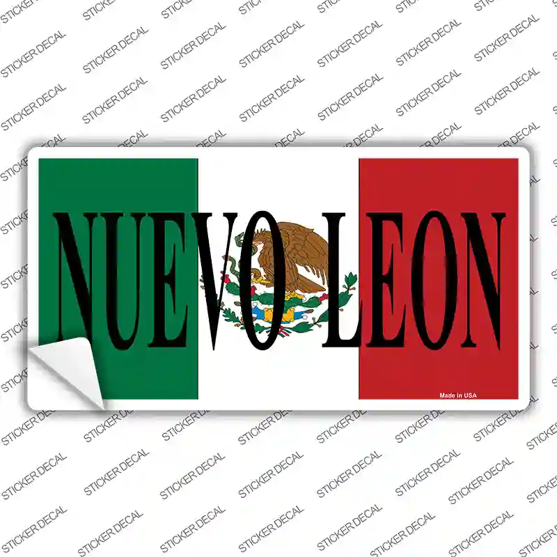 Nuevo Leon Mexico Background Novelty Sticker Decal