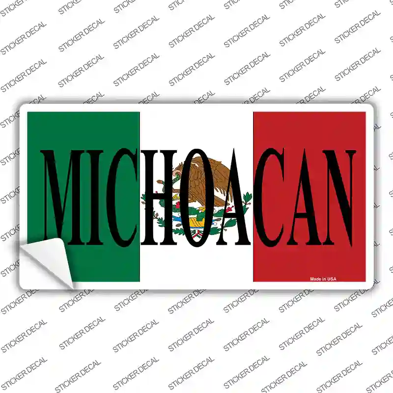 Michoacan Mexico Background Novelty Sticker Decal