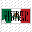 Distrito Federal Mexico Background Novelty Sticker Decal
