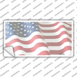 Faded Old Glory Novelty Sticker Decal