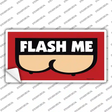 Flash Me Novelty Sticker Decal