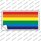 Rainbow Flag Novelty Sticker Decal