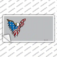 American Eagle Offset Novelty Sticker Decal