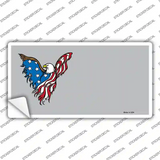 American Eagle Offset Novelty Sticker Decal
