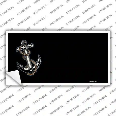 Anchor Offset Novelty Sticker Decal