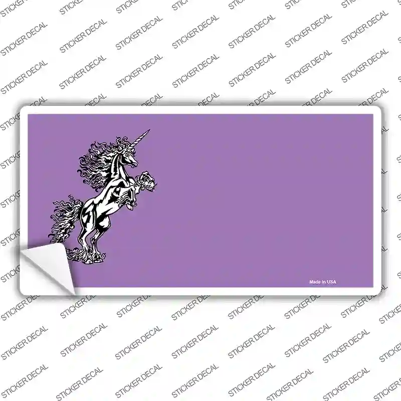 Unicorn Offset Novelty Sticker Decal