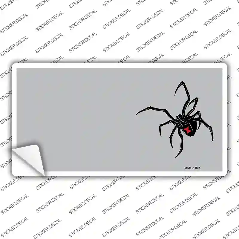Black Widow Offset Novelty Sticker Decal