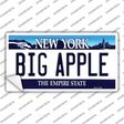 Big Apple New York Background Novelty Sticker Decal