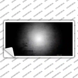 Black White Fade Scratched Novelty Sticker Decal